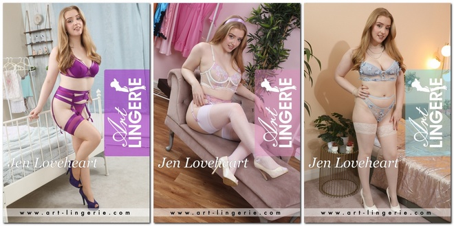 Jen Loveheart - Art-Lingerie - Content Updates